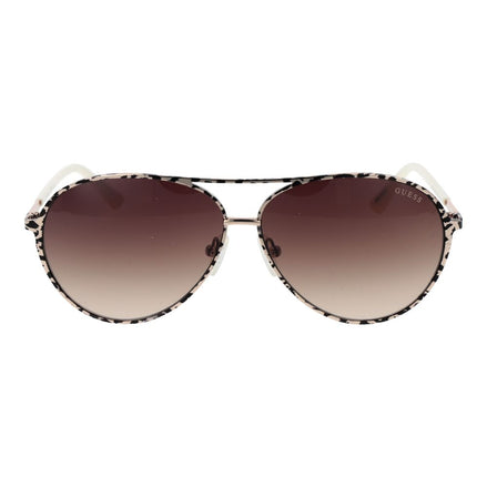 Guess Beige Metal Sunglasses