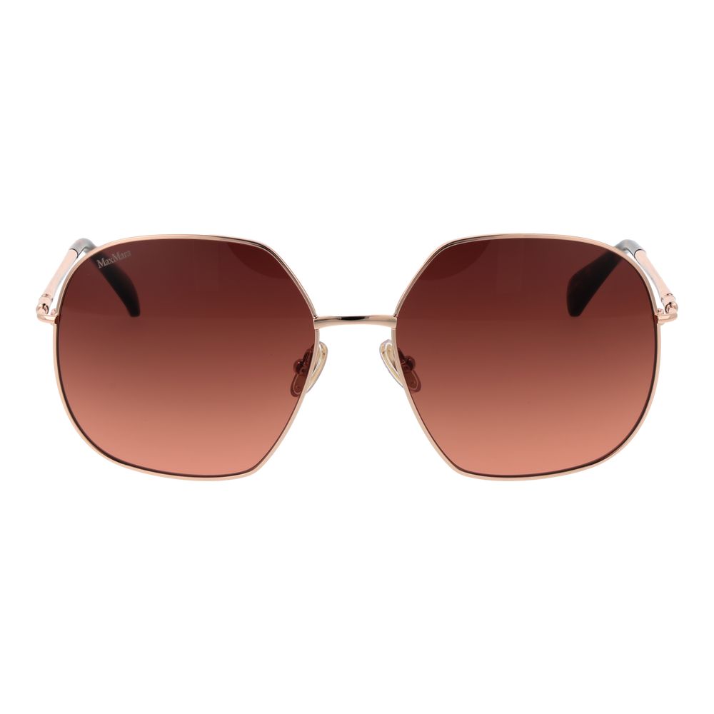 Max Mara Rose Gold Sunglasses