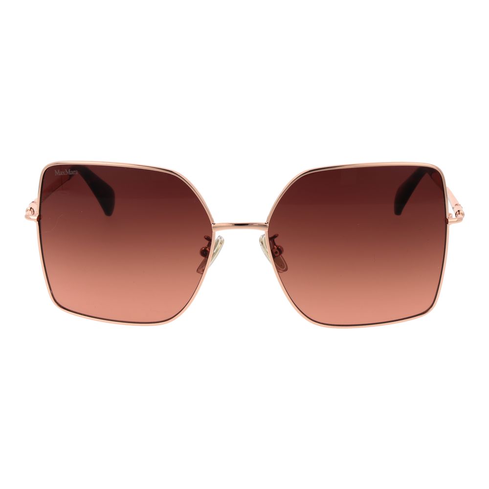 Max Mara Rose Gold Sunglasses