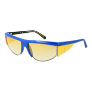 Occhiali da sole in plastica blu Guess