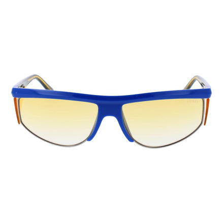 Occhiali da sole in plastica blu Guess