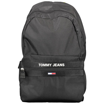 Zaino da uomo Tommy Hilfiger in poliestere riciclato nero