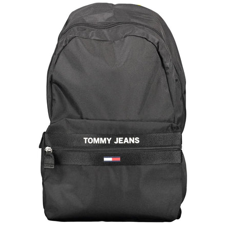 Zaino da uomo Tommy Hilfiger in poliestere riciclato nero