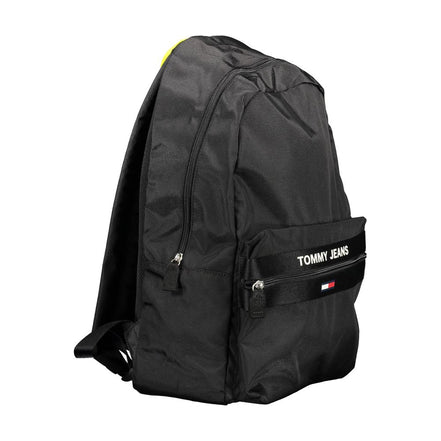 Zaino da uomo Tommy Hilfiger in poliestere riciclato nero