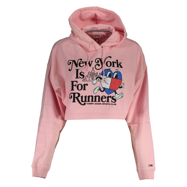 Pull rose en coton Tommy Hilfiger pour femme