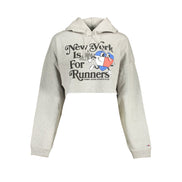 Tommy Hilfiger Felpa Donna in Cotone Grigio