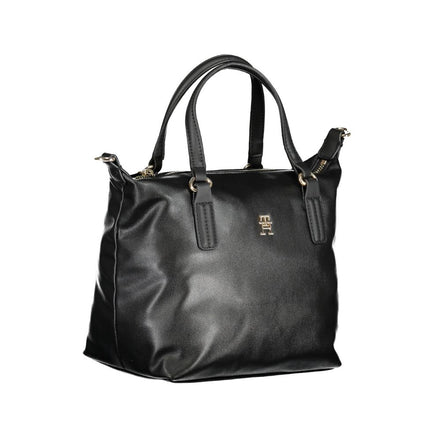 Sac à main femme Tommy Hilfiger noir polyester