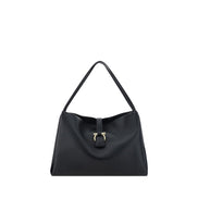Ferragamo Black Calf Leather Handbag