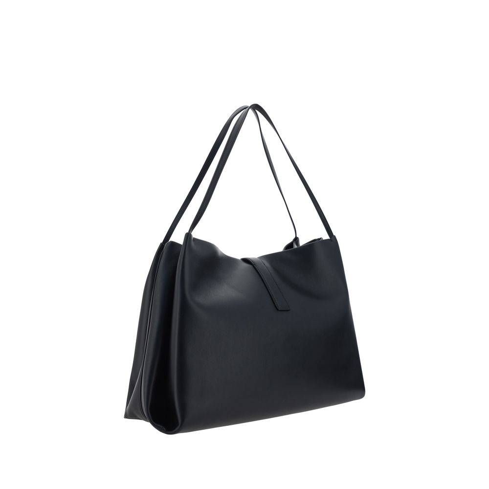 Ferragamo Black Calf Leather Handbag