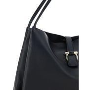 Ferragamo Black Calf Leather Handbag