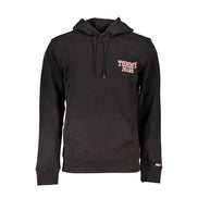 Sweat-shirt en coton noir Tommy Hilfiger pour homme