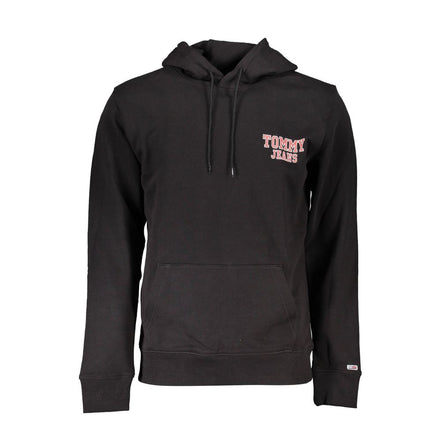Sweat-shirt en coton noir Tommy Hilfiger pour homme