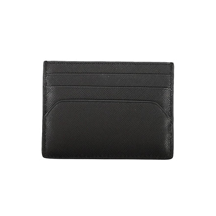 Portafoglio da uomo Tommy Hilfiger in pelle nera