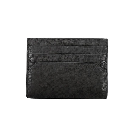 Portafoglio da uomo Tommy Hilfiger in pelle nera