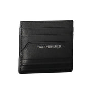 Portafoglio da uomo Tommy Hilfiger in pelle nera