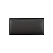 Portefeuille femme en polyuréthane noir Tommy Hilfiger
