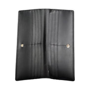Portefeuille femme en polyuréthane noir Tommy Hilfiger
