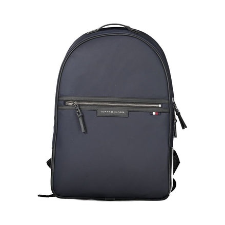 Zaino da uomo Tommy Hilfiger blu in poliestere riciclato