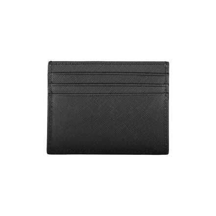 Portefeuille homme en cuir noir Tommy Hilfiger