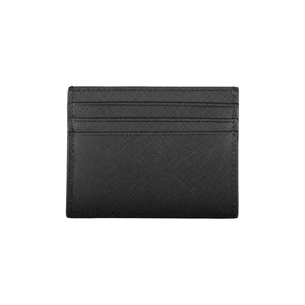 Portafoglio da uomo Tommy Hilfiger in pelle nera