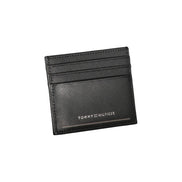 Portefeuille homme en cuir noir Tommy Hilfiger