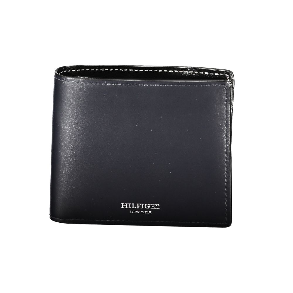 Portafoglio da uomo Tommy Hilfiger in pelle blu