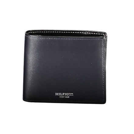 Portafoglio da uomo Tommy Hilfiger in pelle blu