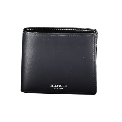 Portafoglio da uomo Tommy Hilfiger in pelle blu