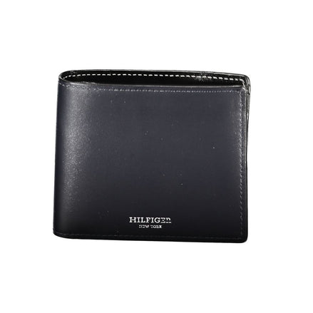Portafoglio da uomo Tommy Hilfiger in pelle blu