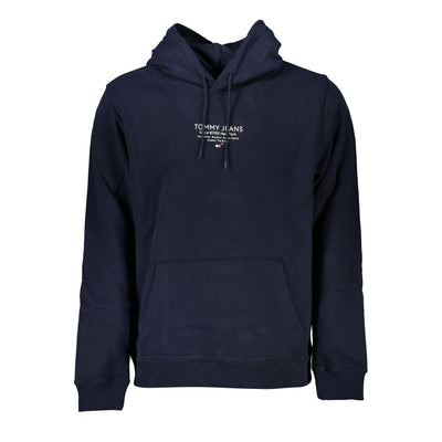 Tommy Hilfiger Felpa Blu in Cotone da Uomo