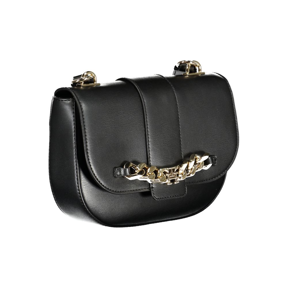 Sac à main Tommy Hilfiger en polyuréthane noir pour femme