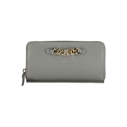 Portefeuille Tommy Hilfiger Gris Polyuréthane Femme