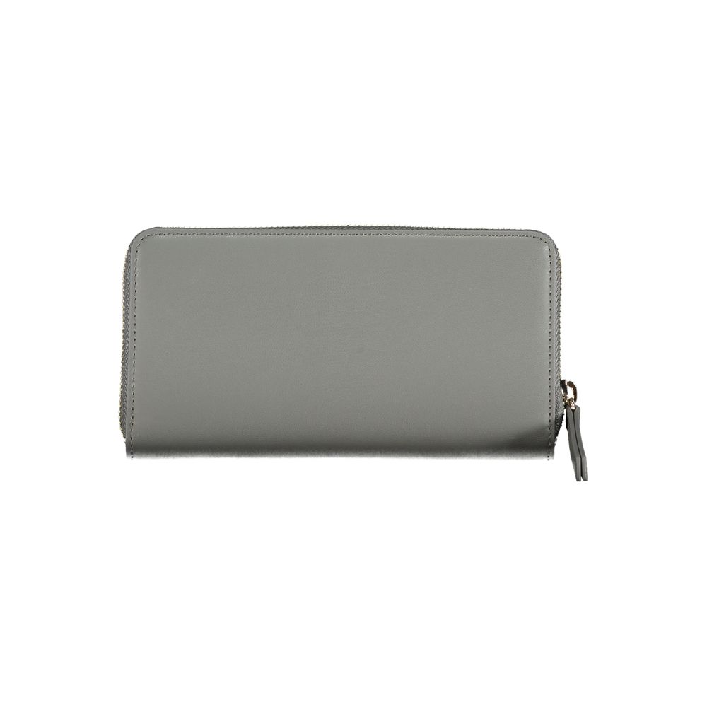 Portefeuille Tommy Hilfiger Gris Polyuréthane Femme