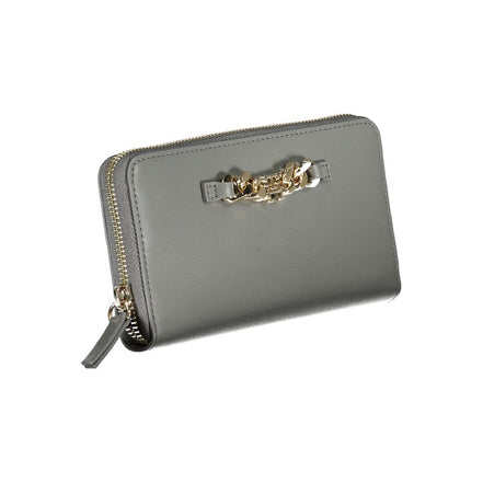 Portefeuille Tommy Hilfiger Gris Polyuréthane Femme