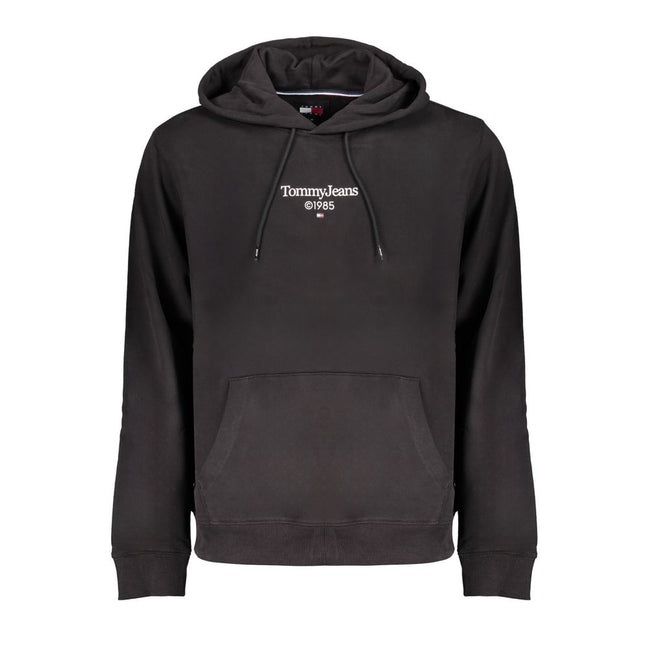 Sweat à capuche Tommy Hilfiger en coton noir pour homme