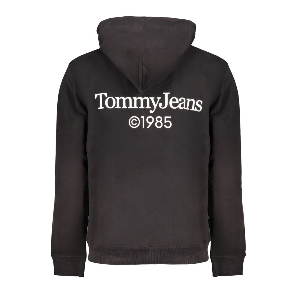 Sweat à capuche Tommy Hilfiger en coton noir pour homme