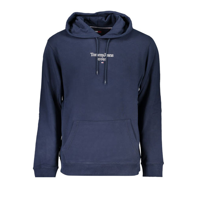 Felpa da uomo Tommy Hilfiger in cotone blu