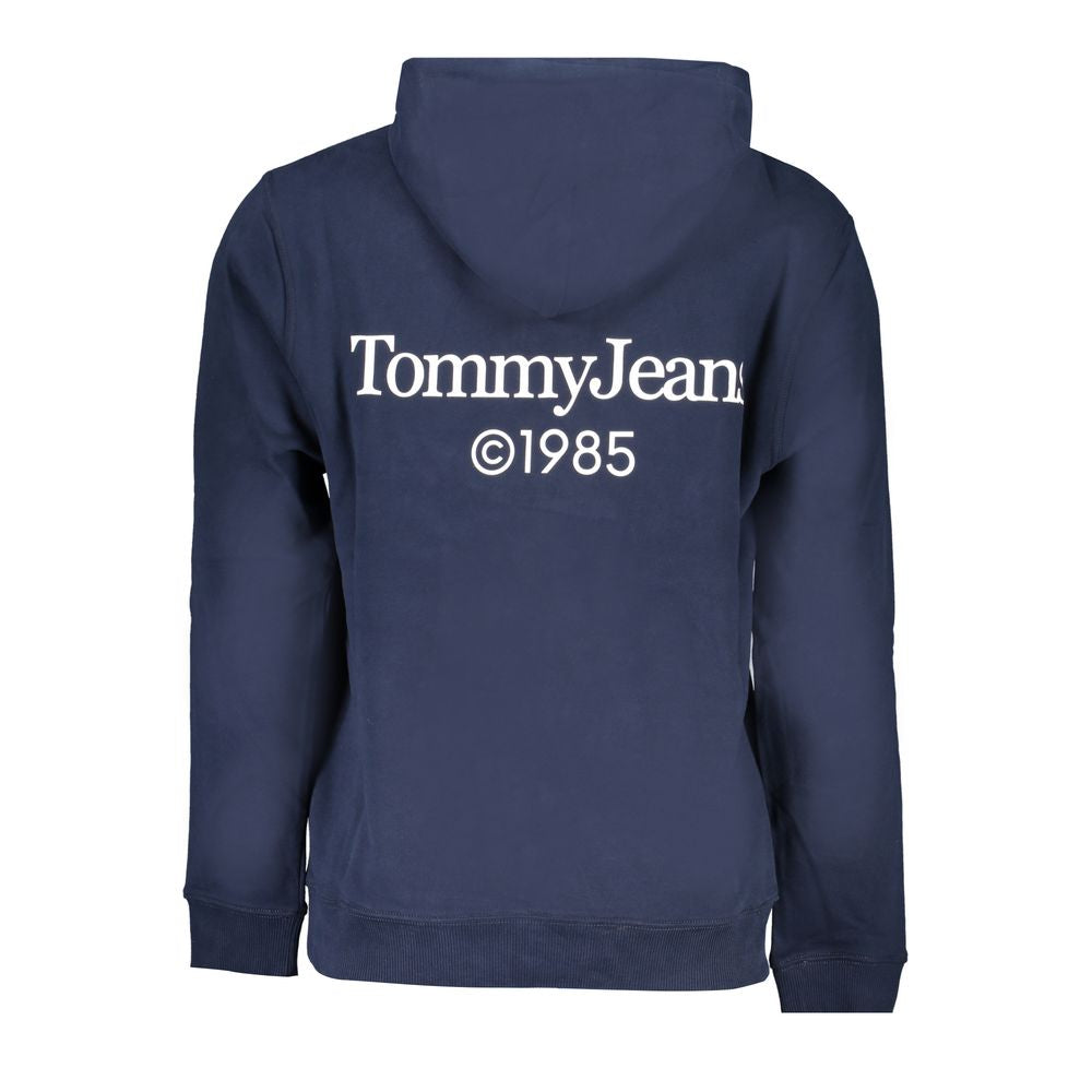 Felpa da uomo Tommy Hilfiger in cotone blu