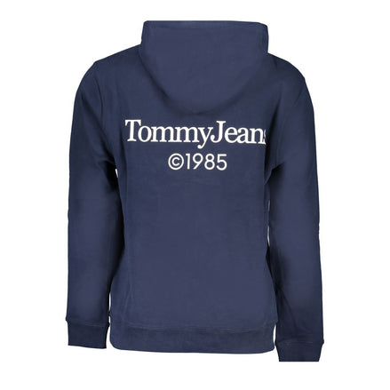 Felpa da uomo Tommy Hilfiger in cotone blu