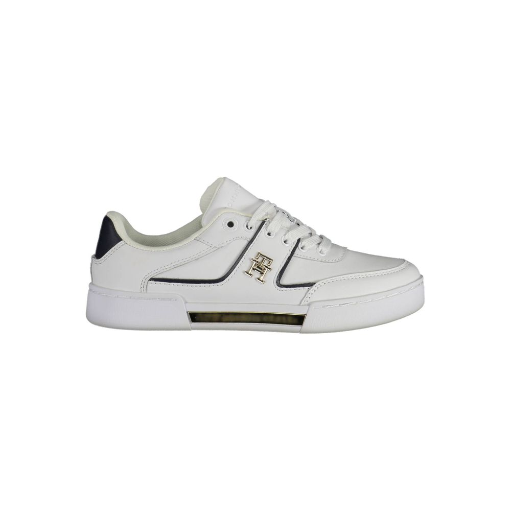 Sneakers da donna Tommy Hilfiger in pelle bianca