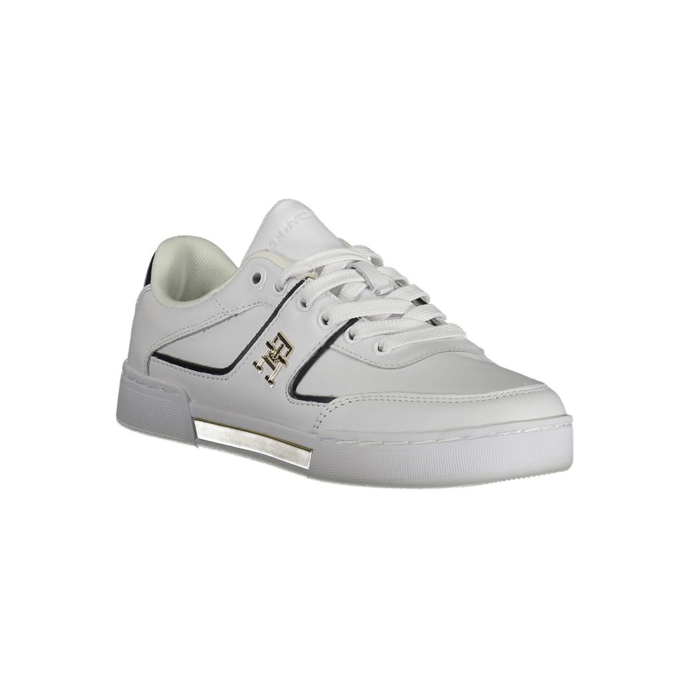 Sneakers da donna Tommy Hilfiger in pelle bianca