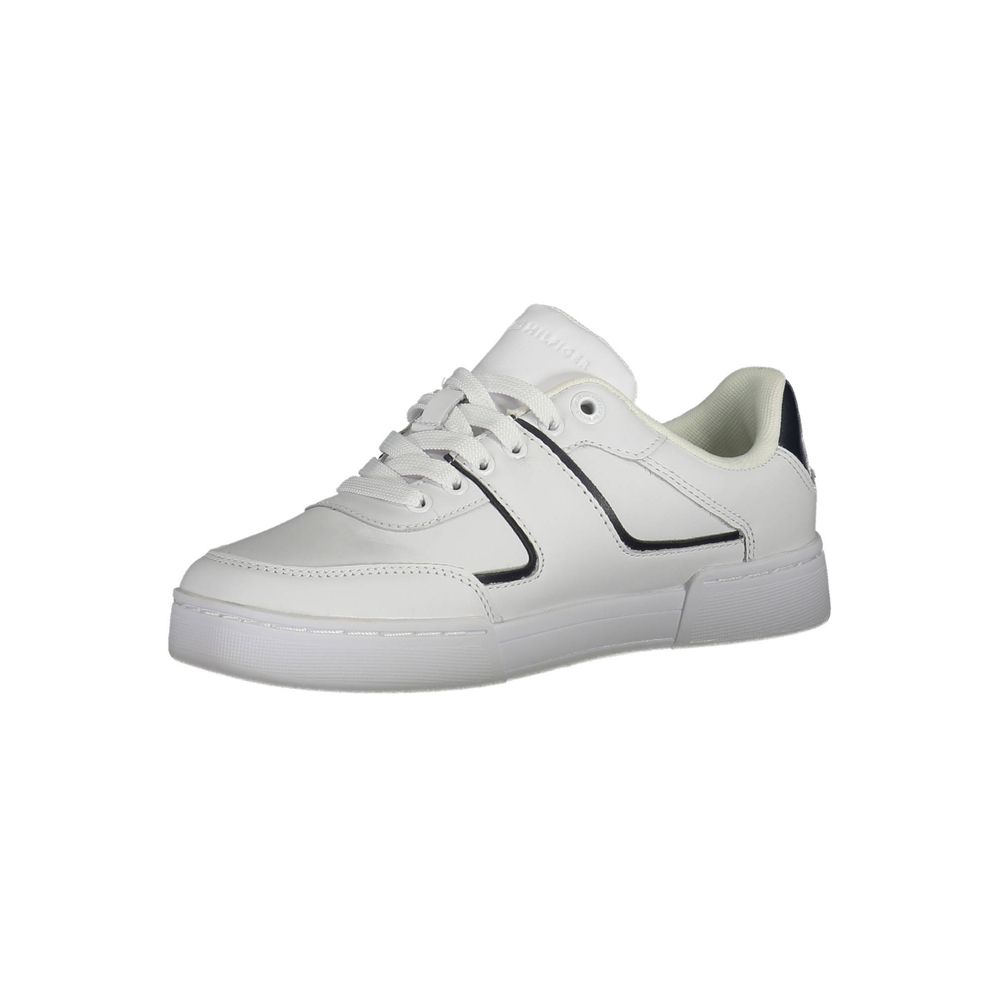 Sneakers da donna Tommy Hilfiger in pelle bianca