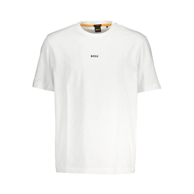 T-shirt da uomo Hugo Boss in cotone biologico bianco
