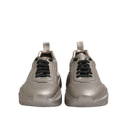 Chaussures baskets homme Dolce & Gabbana Silver DAYMASTER en cuir