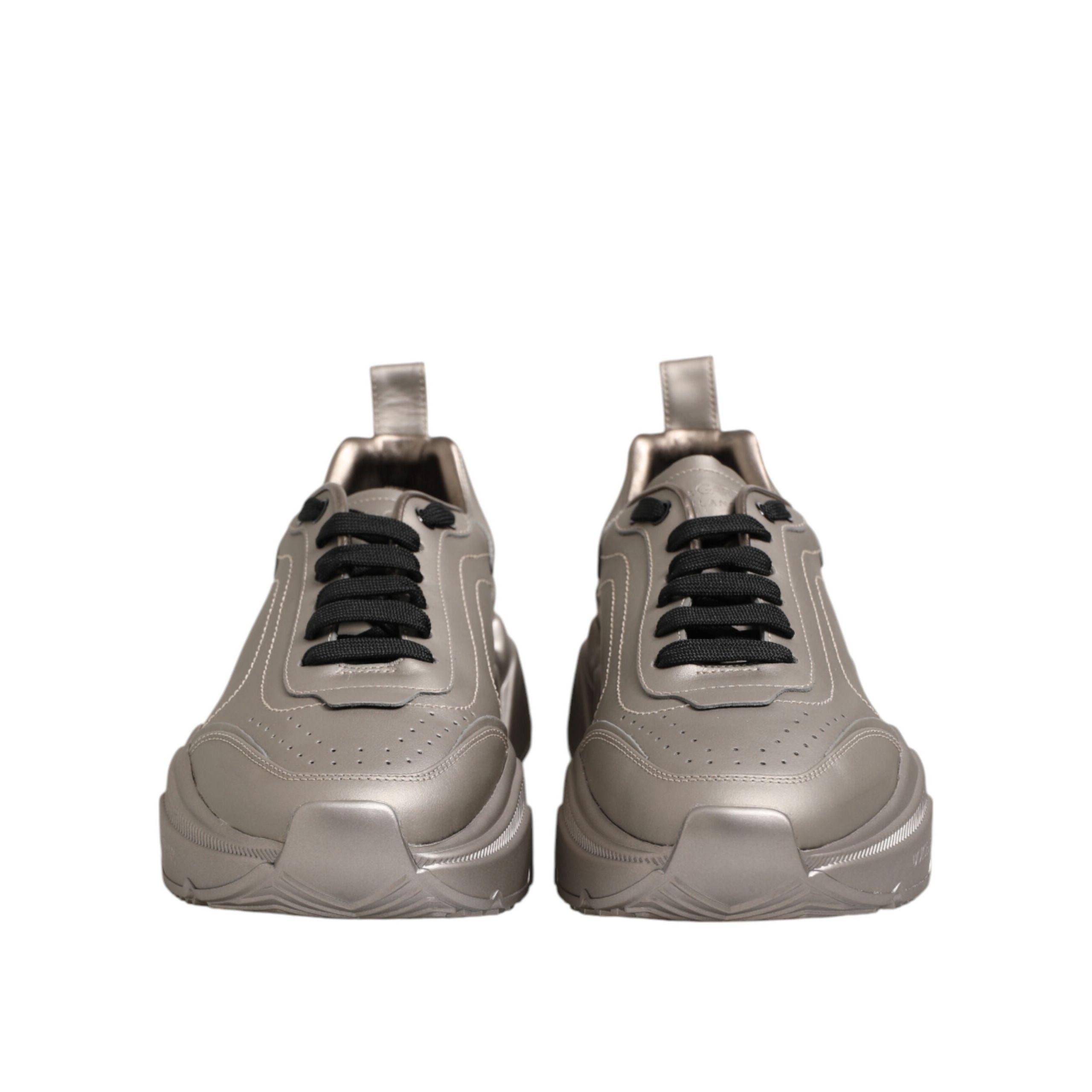 Chaussures baskets homme Dolce & Gabbana Silver DAYMASTER en cuir
