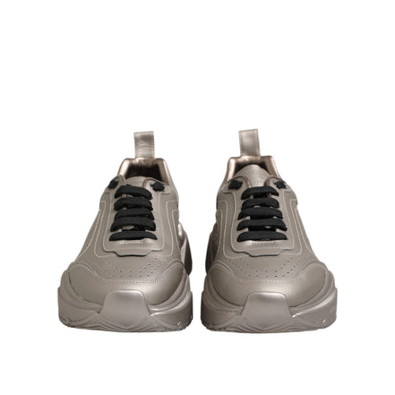 Chaussures baskets homme Dolce & Gabbana Silver DAYMASTER en cuir