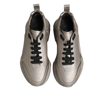 Chaussures baskets homme Dolce & Gabbana Silver DAYMASTER en cuir
