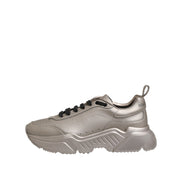 Chaussures baskets homme Dolce & Gabbana Silver DAYMASTER en cuir