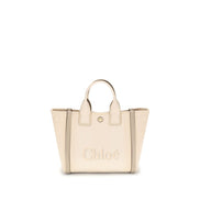 Sac à main Chloé en coton beige