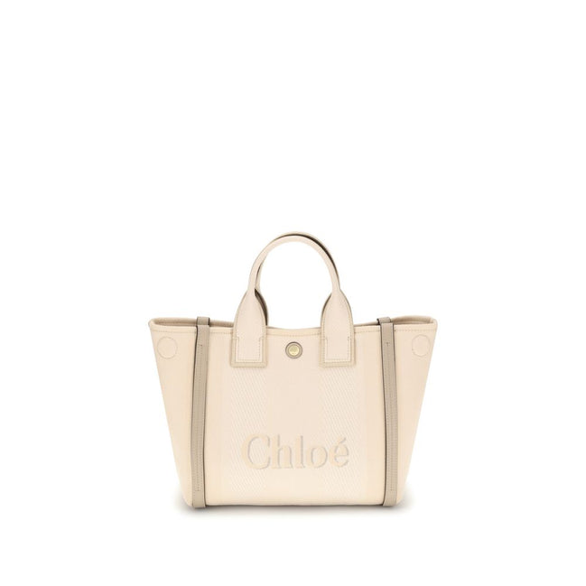 Sac à main Chloé en coton beige